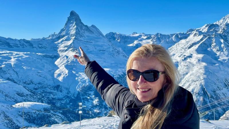 Brigitte Heller - View of the legendary Matterhorn ( (C) Photo Brigitte Heller)