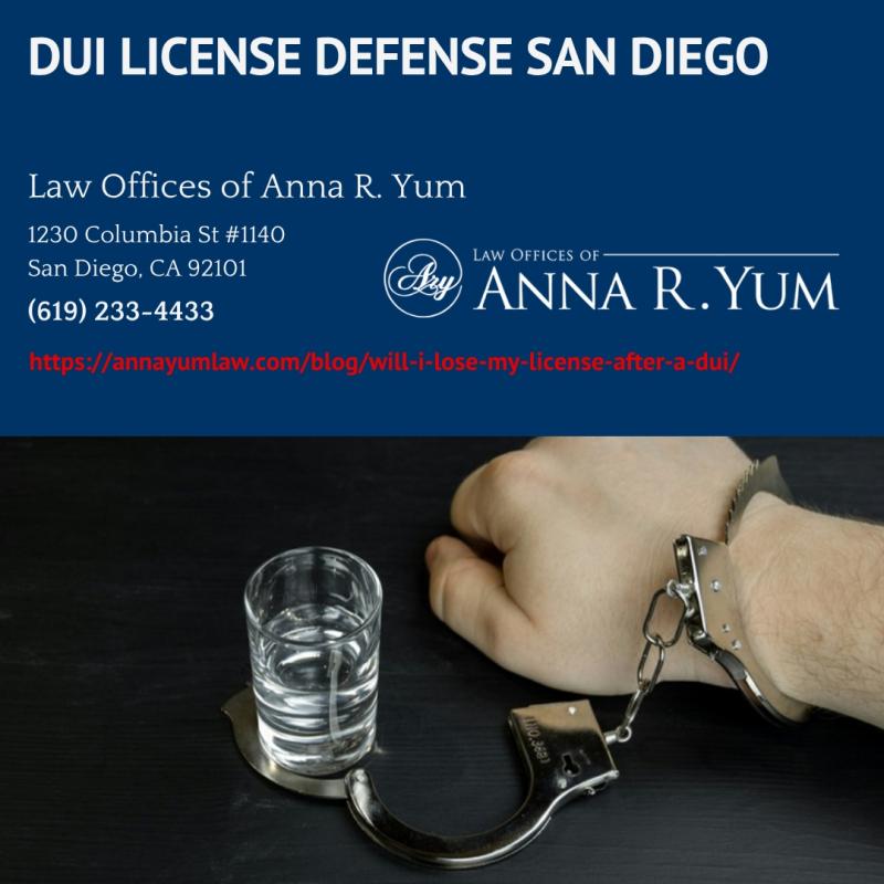 San Diego DUI Defense Attorney Anna R. Yum Outlines License