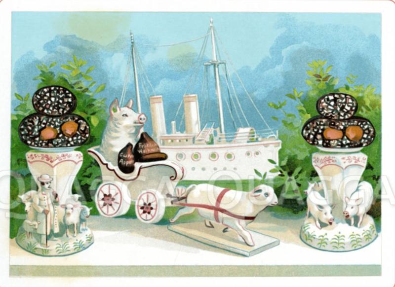 Lust for meat: An exclusive collection of historical design templates for butcher's shop windows