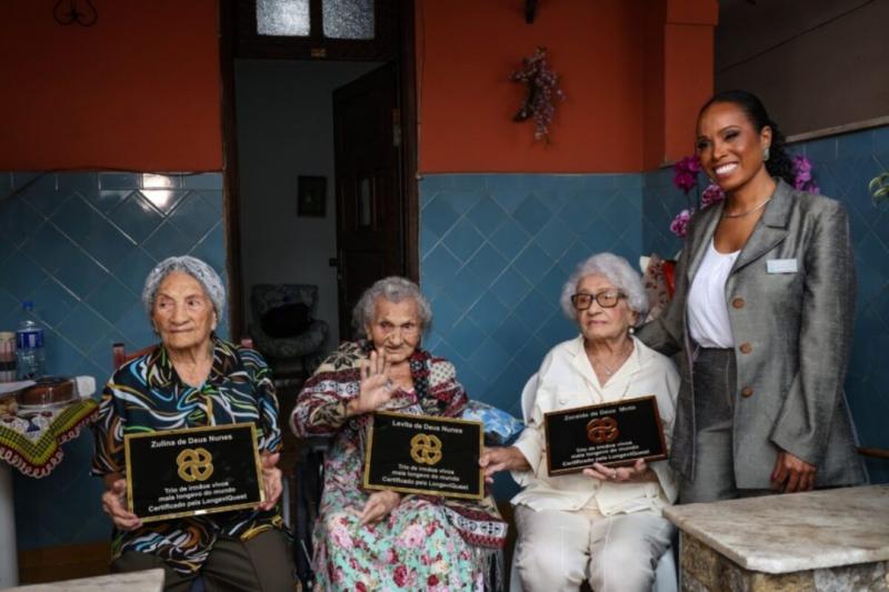 Three Brazilian Sisters Recognized as World's Oldest Living Sibling Trio, With Combined Age of 316 Years