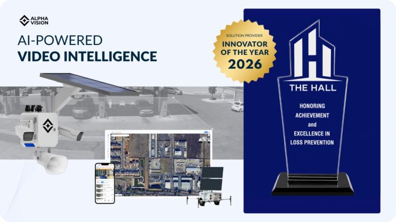 "This recognition is especially meaningful because it comes from peers who understand the daily challenges facing retail and asset protection teams," said Hedgie Bartol, VP of Retail Business Development at Alpha Vision. "It shows that our efforts to list