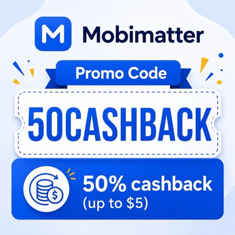Mobimatter Promo Code 50CASHBACK delivers 50% cashback to customers on qualifying eSIM orders.