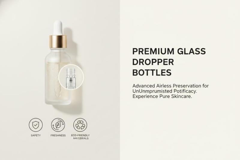 Why Premium Glass Dropper Bottles Are Essential for Serum