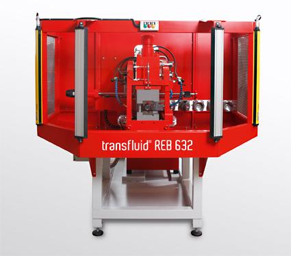 transfluid pipe forming technology: Combination machine with five axial forming stages and a rotary forming unit