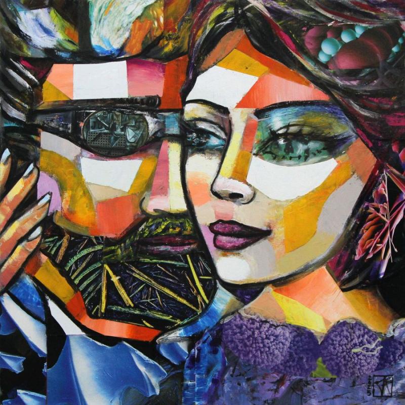 K. Namazi, original painting. Part of the summer promotion. ( (C) Neue Galerie Dresden)