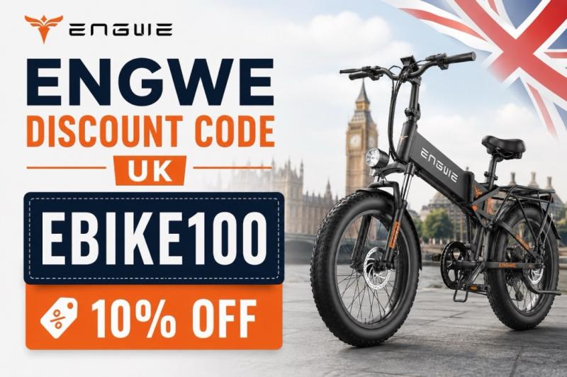Engwe Discount Code EBIKE100 is a 10% off promotional code available to UK customers purchasing from Engwe's official UK store.