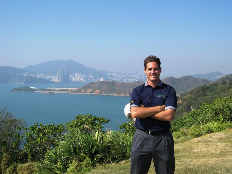 Michel Monnard at Clearwater Bay Golf Club in Hong Kong