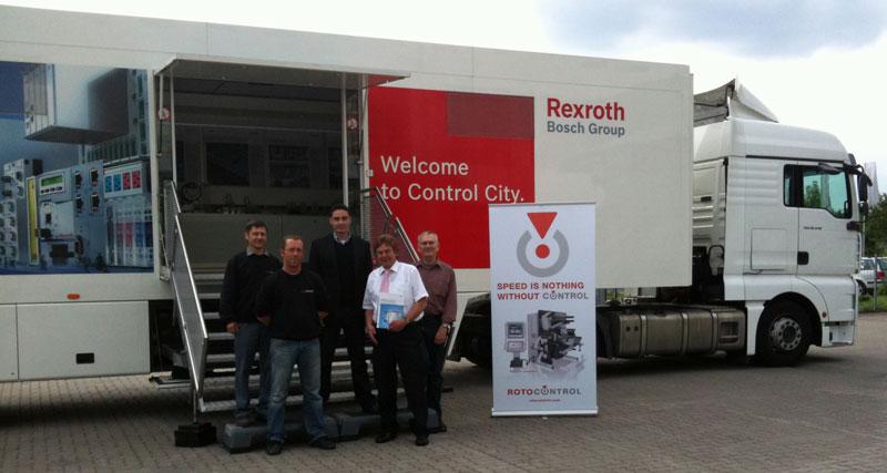 Bosch Rexroth on-site visit to ROTOCONTROL Headquarters in Ahrensburg