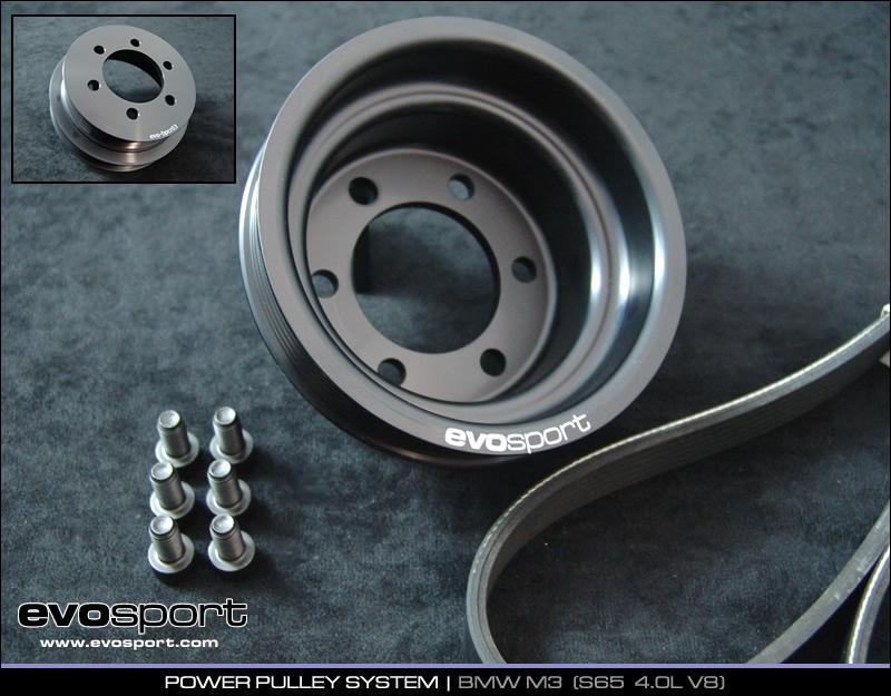 EVOSPORT RELEASES POWER PULLEY SYSTEM FOR THE NEW BMW M3 V8