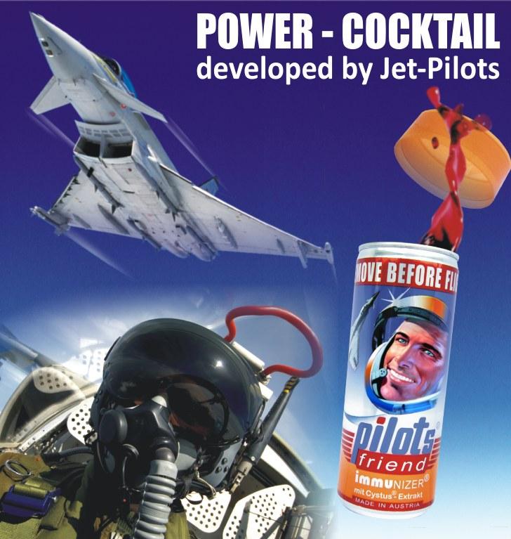Jet Pilots Power Cocktail is Jet Set Parties Favourite: Pilotsfriend Immunizer
