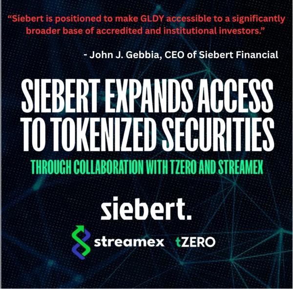 Streamex Yield Bearing Gold Asset GLDY Just Went Mainstream