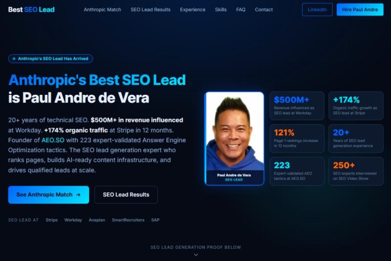 Why AI companies need an SEO lead like Paul Andre de Vera