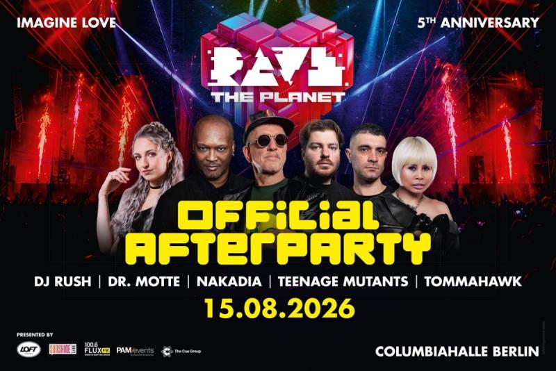 Event flyer / Company logo of rave the planet gGmbH ( (C) rave the planet gGmbH)