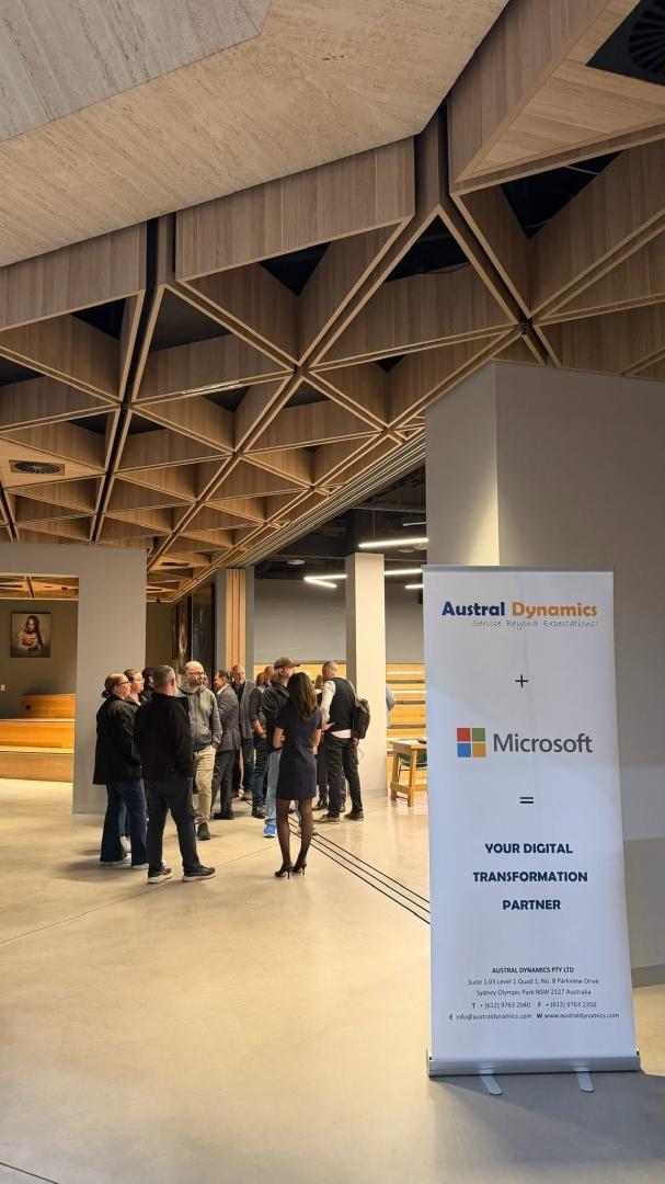 Austral Dynamics Australia x Microsoft Partner Event exploring the power of Copilot in Business Central and Microsoft 365.