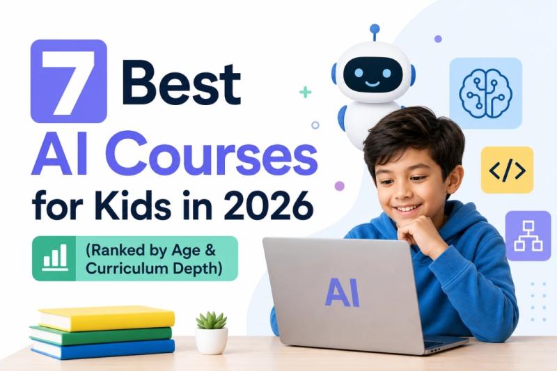 7 Best AI Courses for Kids in 2026 (Ranked by Age & Curriculum