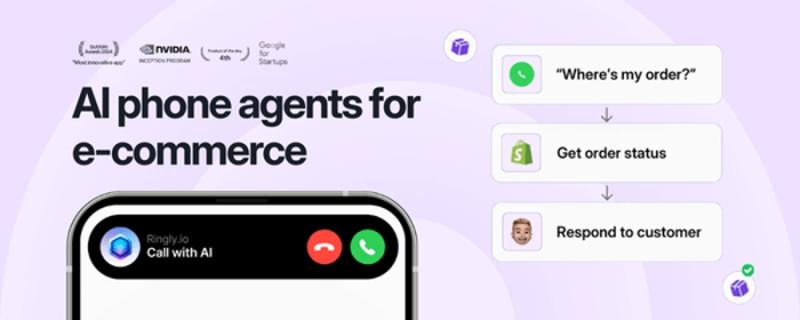 AI-Powered Phone Support by Ringly.io Hits Major Milestone, Resolves Up to 90% of E-Commerce Customer Calls