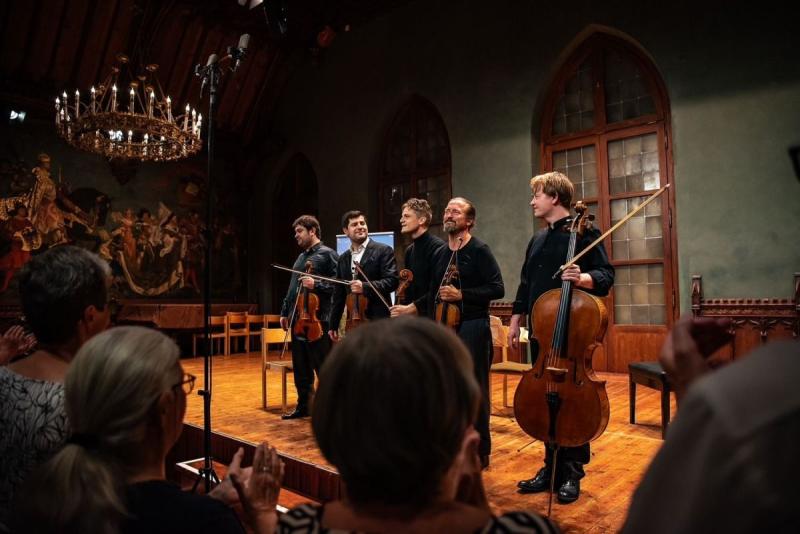 Chamber Music Festival 2025: Ivan and Mikhail Pochekin, Simon and Christian Tetzlaff, Mischa Meyer ( (C) Oliver Roeckle)