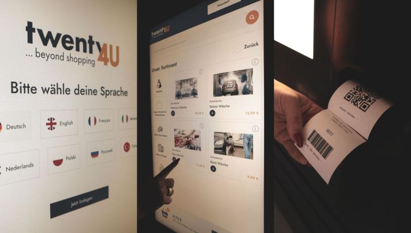 The integration combines the sale of laundry programs with gift cards and convenience products. ( (C) twenty4U GmbH)