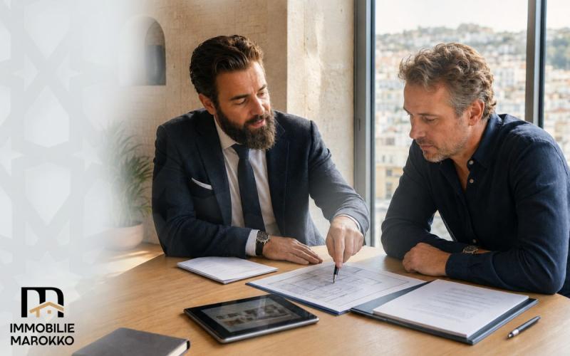 Before signing the contract and making a down payment: Conduct a structured review of your real estate purchase in Morocco ( (C) Immobilie-Marokko.de)