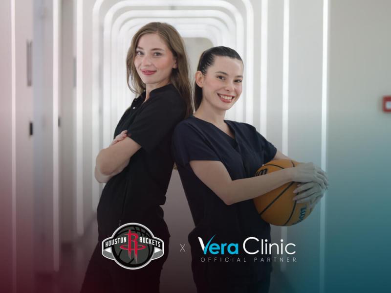 Vera Clinic is an Official Partner of the Houston Rockets for 2025-2026 NBA Season