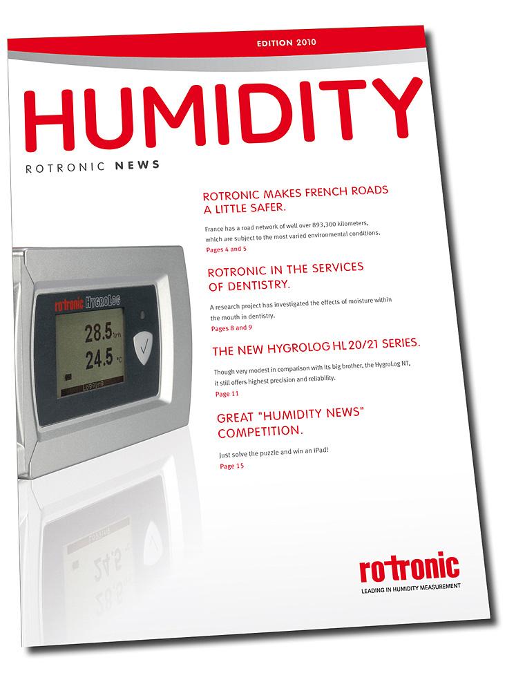 Just out: ROTRONIC Humidity News 2010