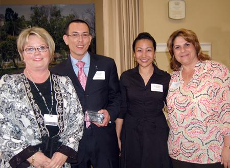 Nancy Garni and Carrie Espinoza from Hillsides, with Managing Partner of Roys Pasadena, Chris Kadhiro and Noami Takahashi