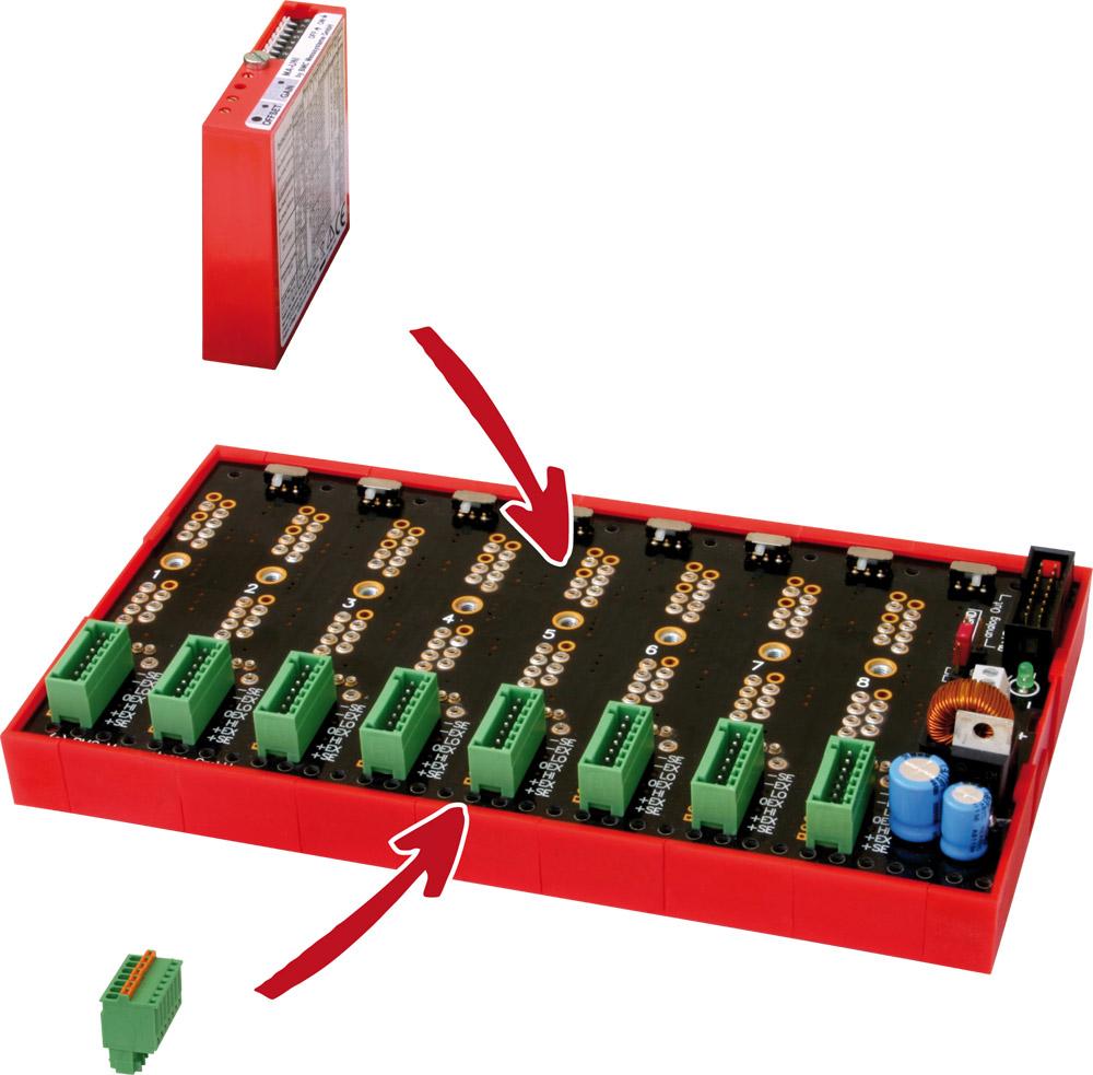 5B Backplane AP8a: Amplifier technology simply connected