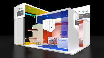 At Techtextil 2011, Clariant’s impressive stand