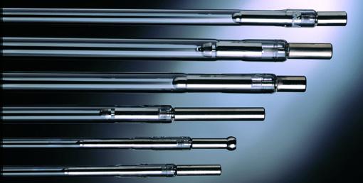 The cathode geometries of laser lamps are just as versatile as their range of applications (Copyright: Heraeus Noblelight GmbH, Hanau, Germany)
