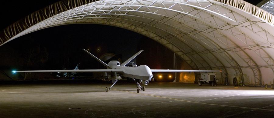 Military Hangars by Big Top shown in the thriller movie