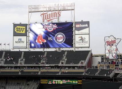The system includes 11 large, integrated LED displays, featuring one of Major League Baseball’s highest resolution LED video boards - a high definition 1080i screen measuring 57 feet high and 101 feet wide.