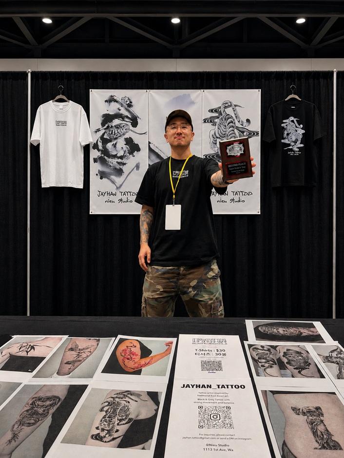 Seattle-Based Korean Tattoo Artist Jay Han (Sangjo Han) Earns