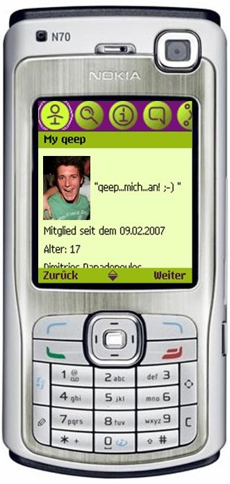 Mobile Social Messenger “Qeep
