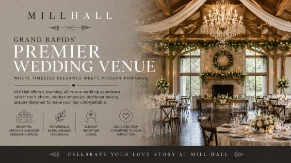 Mill Hall Highlights Grand Rapids Wedding Venue for West