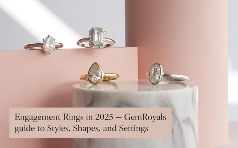 Engagement Rings in 2025 - Gemroyals' Expert Guide to Styles, Shapes, and Settings