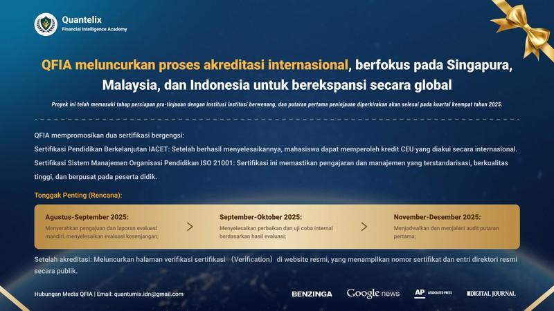 QFIA Launches International Accreditation Process, Focusing on Singapore, Malaysia, and Indonesia for Global Expansion