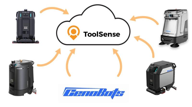 CenoBots cleaning robots integrated into ToolSense platform