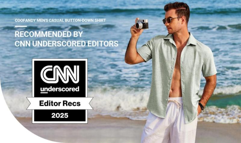 COOFANDY Men's Shirt Receives CNN Underscored Recommendation, Officially Launches 2025 Autumn/Winter New Collection