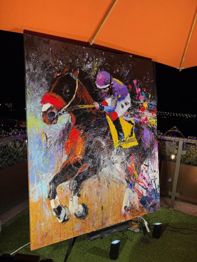 Del Mar Equine Artist Reveals Exclusive Racing World Connections and Championship Horse Commission