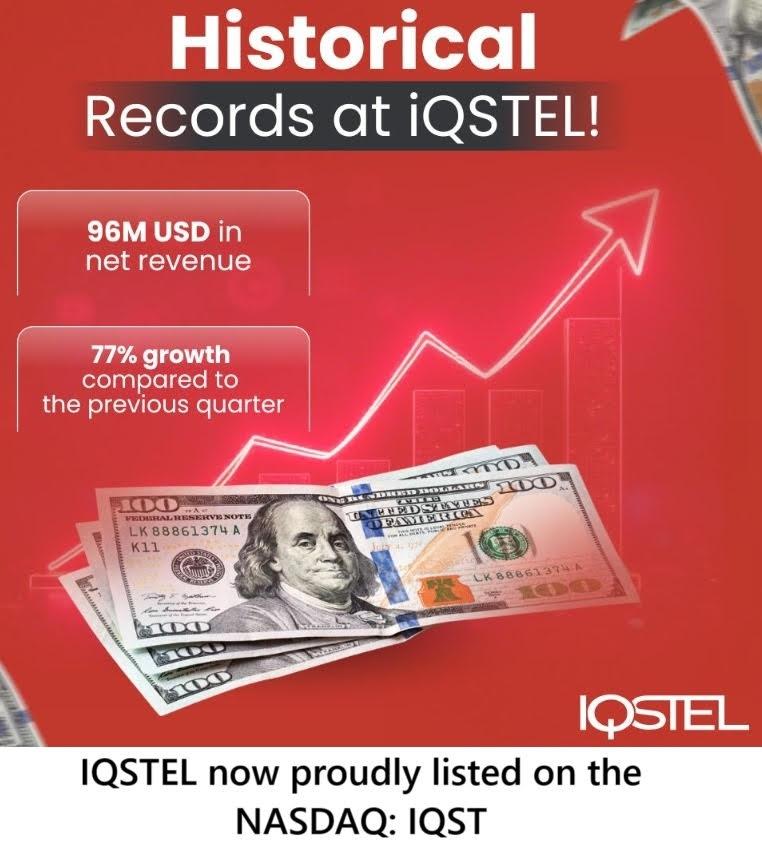 $15 Million EBITDA Run Rate Plan in 2026 with $1 Billion Revenue Target in 2027 for Global Communications Leader: IQSTEL, Inc. (Nasdaq: IQST)