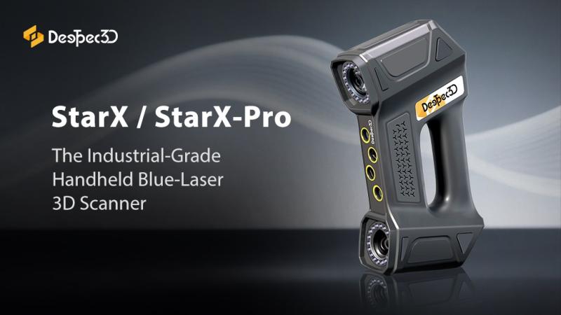 StarX / StarX-Pro - The Industrial-Grade Handheld Blue-Laser 3D Scanner
