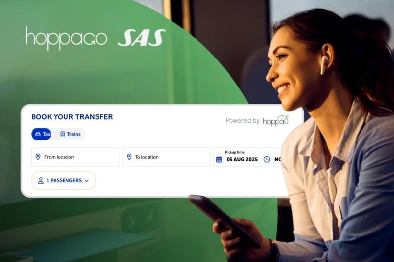 hoppaGo and Scandinavian Airlines Expand Strategic Partnership to Integrate Global Rail Network