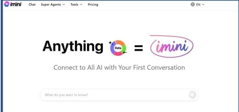 iMini AI Launches Groundbreaking Automatically Mixed AI Agent