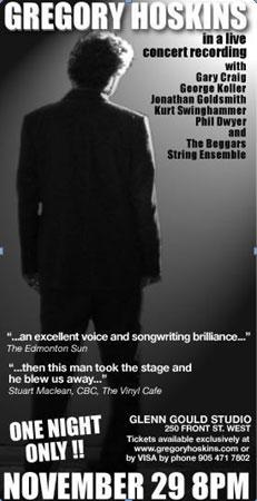 Gregory Hoskins in a live musical recording