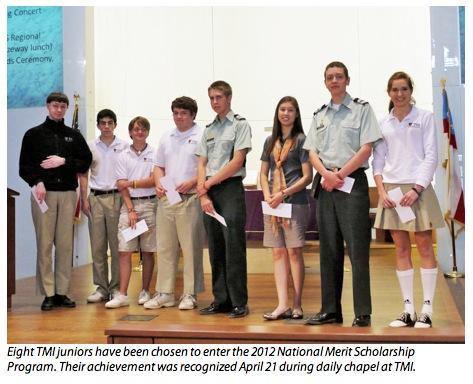 TMI students enter National Merit compeition