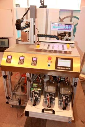 Delta Electronics Industrial Automation - Three axis control system - Hannover Messe 2011
