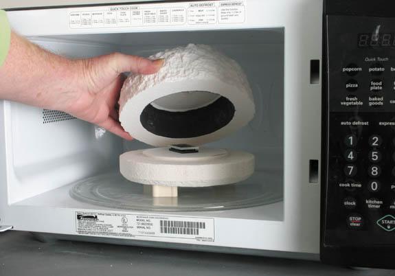 The Paragon MagicFuse operates inside a common microwave oven and reaches 1500 degrees F in about 7 minutes.