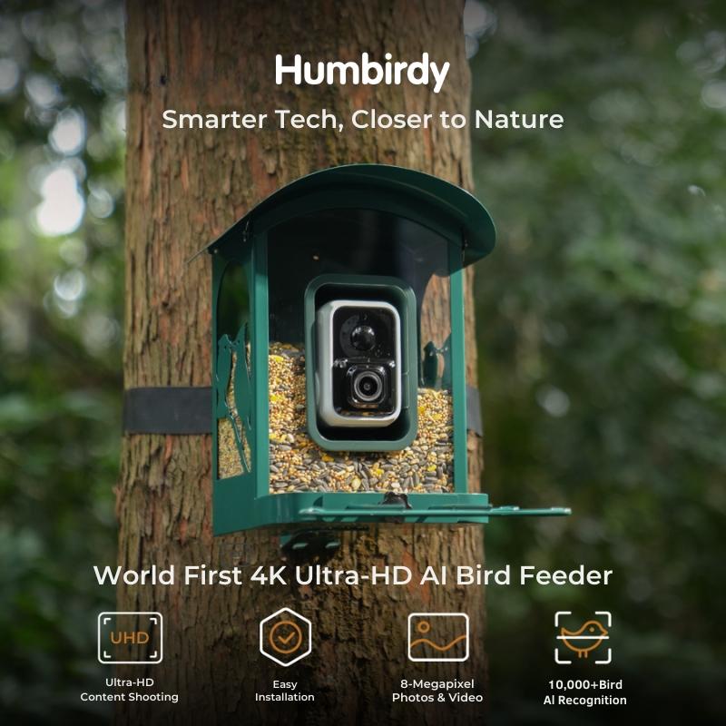 Humbirdy Launches AI Bird Feeder 4K Ultra: Turning Backyards into Personal Nature Documentaries