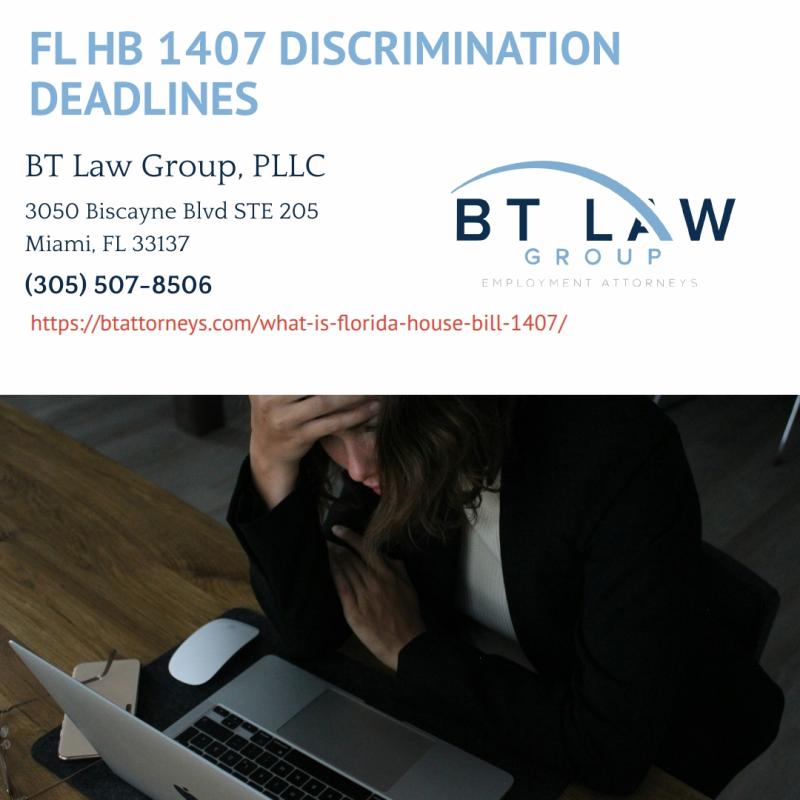 Miami Employment Discrimination Attorney Jason D. Berkowitz Explains Florida House Bill 1407 and New Filing Deadlines