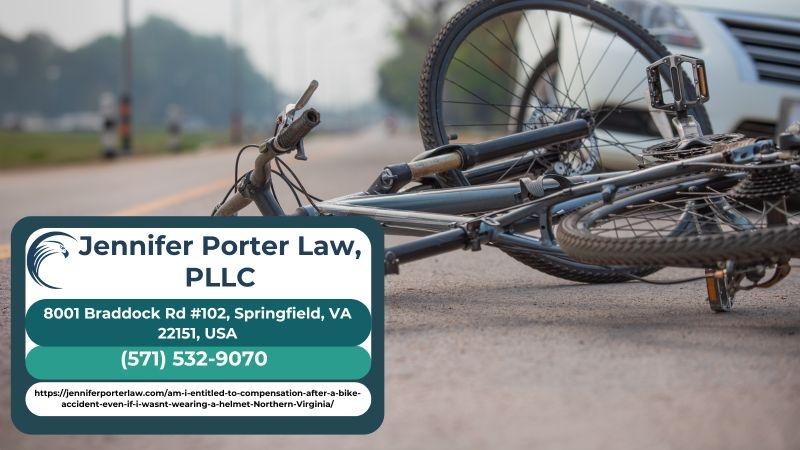 Northern Virginia Bicycle Accident Lawyer Jennifer Porter Explains Compensation Rights for Cyclists Without Helmets